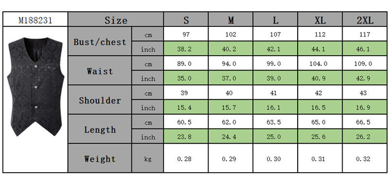 Men's Medieval Clothing Retro Short Vest