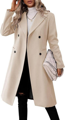 Autumn And Winter New Women's Clothing Long Woolen Coat Women
